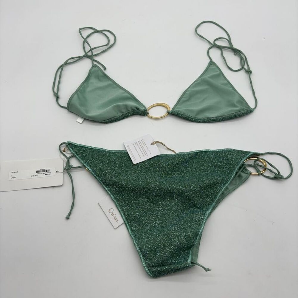 Oseree Accent Triangle Bikini Set
